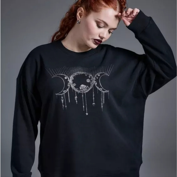 Nightfall Relaxed Cozy Fleece Sweathsirt - Picture 2 of 3